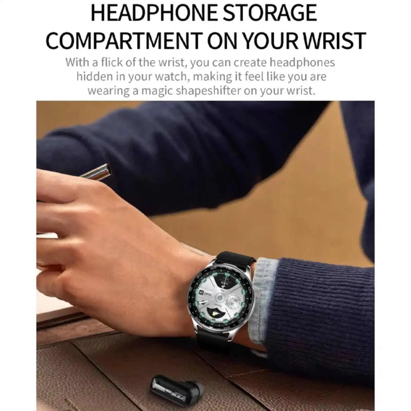 TUTT Smart Watch  For Men BT Earbuds | Android & iOS IP67 Waterproof T7