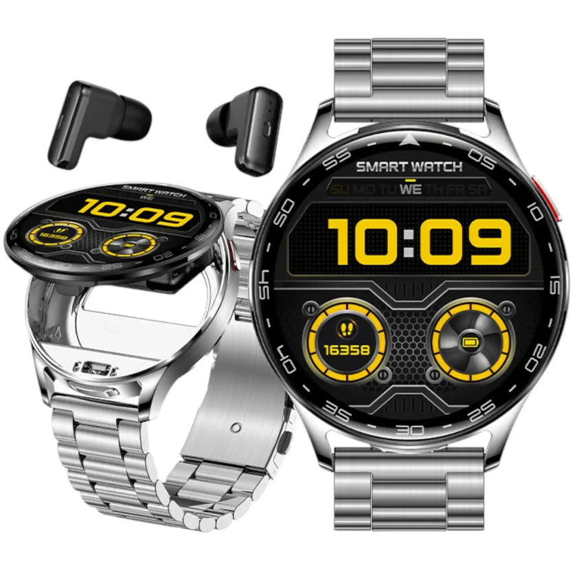 TUTT Smart Watch  For Men BT Earbuds | Android & iOS IP67 Waterproof T7