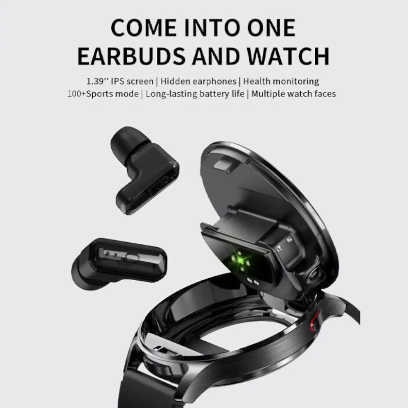 TUTT Smart Watch  For Men BT Earbuds | Android & iOS IP67 Waterproof T7