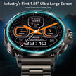 TUTT Military Smartwatch For Men | Metal Case  HD 1.85'' Large Round Screen | 710mah Battery Health & Fitness Smart Watch (3) Straps  V69