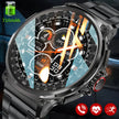 TUTT Military Smartwatch For Men | Metal Case  HD 1.85'' Large Round Screen | 710mah Battery Health & Fitness Smart Watch (3) Straps  V69
