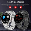 TUTT Military Smartwatch For Men | Metal Case  HD 1.85'' Large Round Screen | 710mah Battery Health & Fitness Smart Watch (3) Straps  V69
