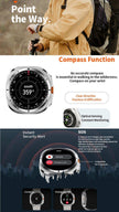 TUTT W7 Smart Watch for Men Women | 1.43” AMOLED Display | Advanced Fitness & Health Smartwatch