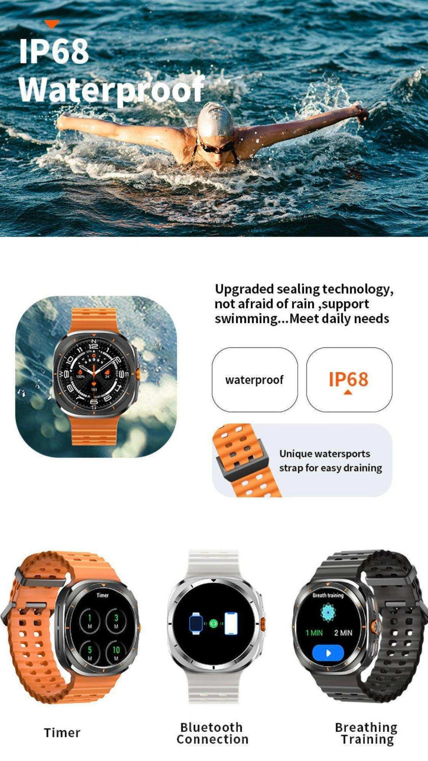 TUTT W7 Smart Watch for Men Women | 1.43” AMOLED Display | Advanced Fitness & Health Smartwatch