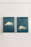 TWILIGHT BLUE SET (2 Oeuvres sur toile étirée)