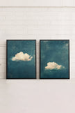 TWILIGHT BLUE SET (2 Oeuvres sur toile étirée)