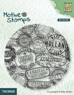Nellie's Choice Texture Clear Stamp - Postmarks