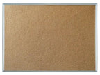 Tableau en liège cadre aluminium – 3 formats – Fixation murale facile