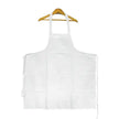 Tablier avec bavette en coton et polyester – Blanc ou noir avec poches