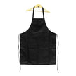 Tablier avec bavette en coton et polyester – Blanc ou noir avec poches