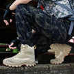 Men’s Lace-Up Tactical Boots – Black, Beige & Army Green, Sizes 39–47