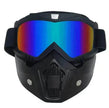 Tactical goggles for motorcycle helmet