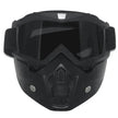 Tactical goggles for motorcycle helmet