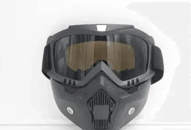 Tactical goggles for motorcycle helmet