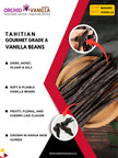 Tahitian Vanilla Beans Gourmet Grade-A <br>For Extract And Baking<BR>By Pound