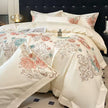 Talia 400 TC 100% Cotton Duvet Set - Beige