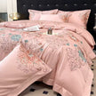 Talia 400 TC 100% Cotton Duvet Set - Blush