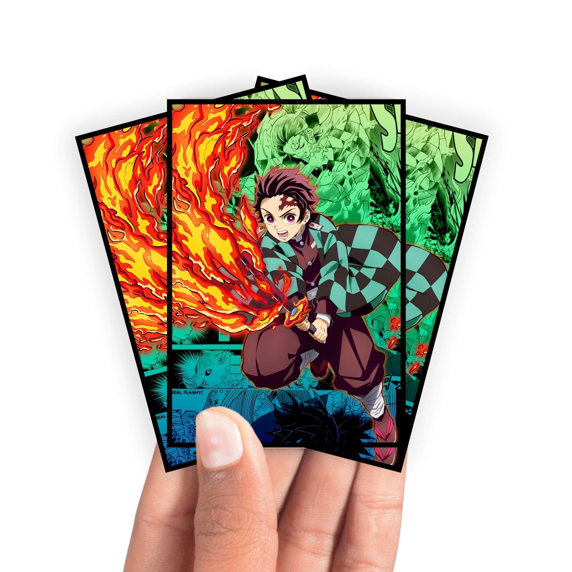 Manches de cartes Tanjiro Kamado