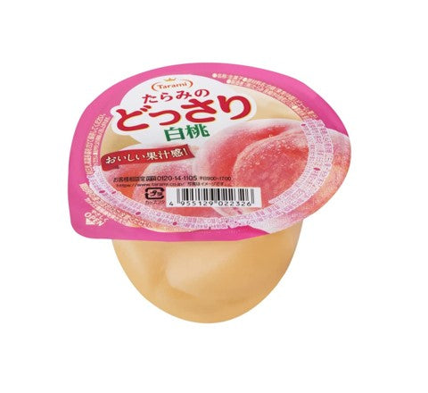 Tarami Dossari Jelly Cup White Peach (230G) [Best Before Date: 2027.04.06]