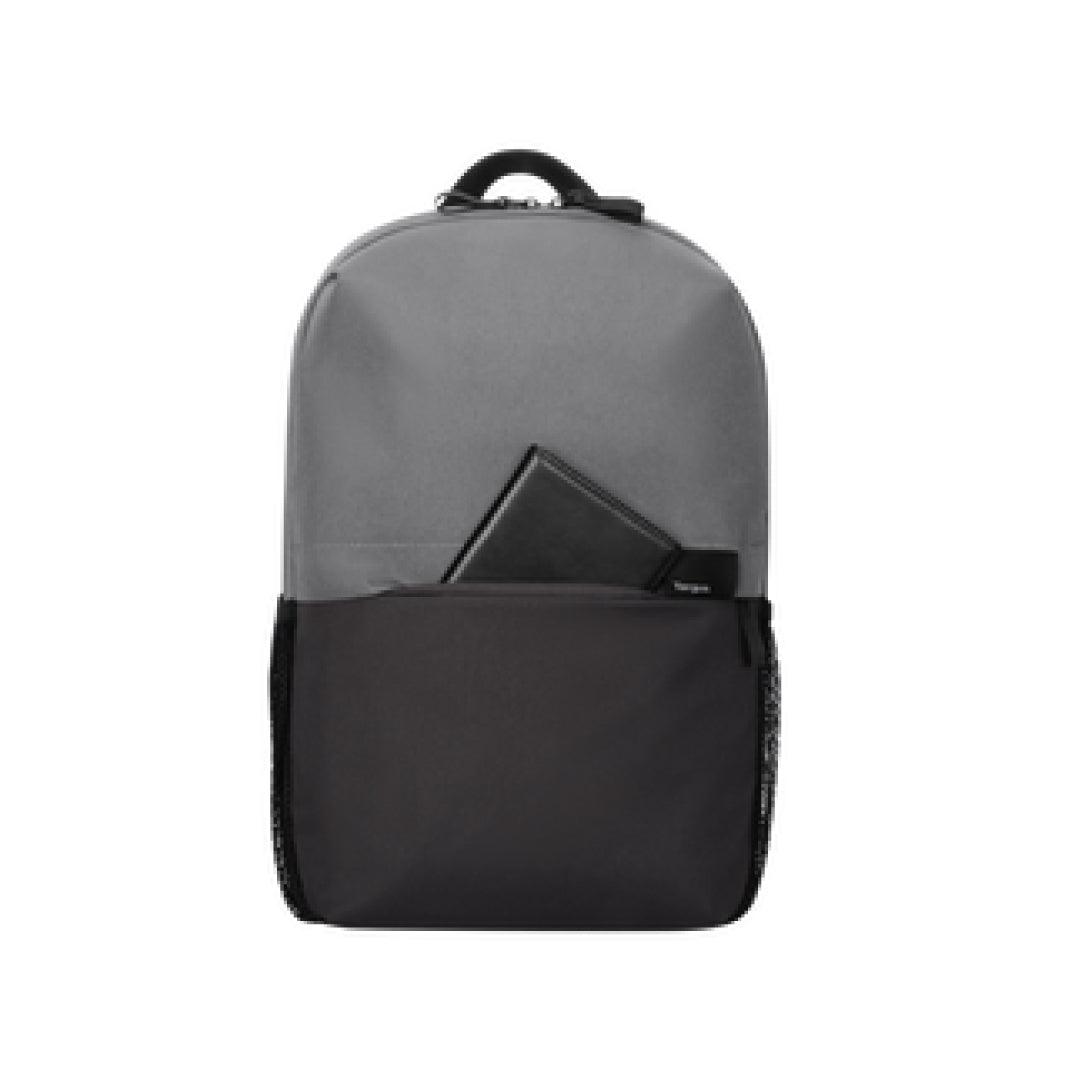 Targus - Backpack 15 - 16in Sagano EcoSmart Campus Slim- Grey & Black (TBB636GL)