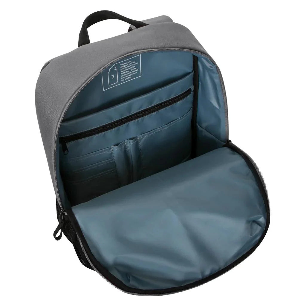 Targus - Backpack 15 - 16in Sagano EcoSmart Campus Slim- Grey & Black (TBB636GL)