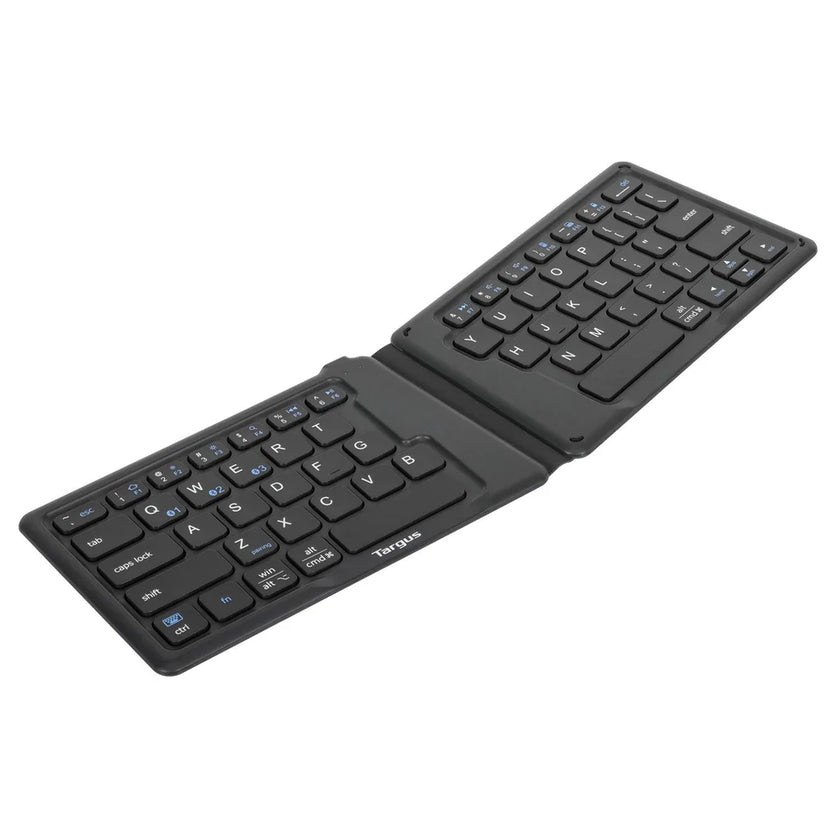 Targus - Clavier Bluetooth pliable, antibactérien, ergonomique, connectable à 3 appareils maximum, PC/Mac/Android/iOS (AKF003US)