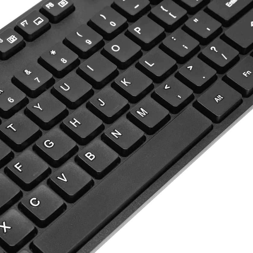 Targus - Keyboard Wired Full Size 108 Keys PC/Mac - Black (AKB30US)