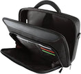 Targus - Laptop Bag 17 - 18in Clamshell Case with Shoulder Strap - Black with Red Trim (CN418GL)