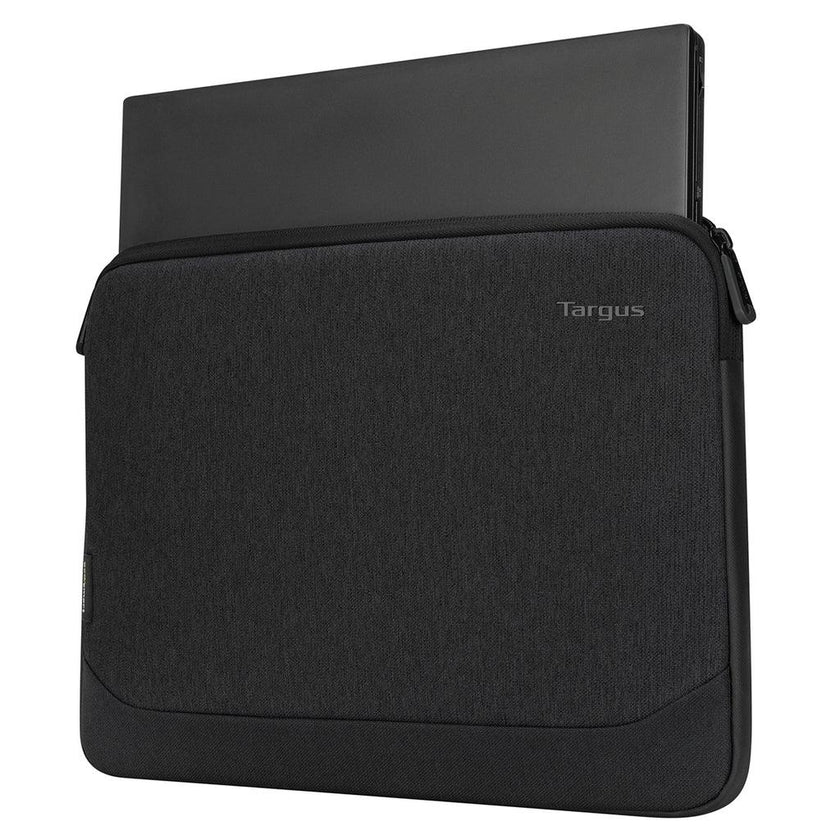 Targus - Sleeve 13 - 14in Cypress with EcoSmart Made from Recycled Water Bottles - Black (TBS646GL)