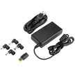 Targus - Adaptateur secteur universel pour ordinateur portable 90W semi-plat avec 5 embouts pour ordinateur portable - Noir