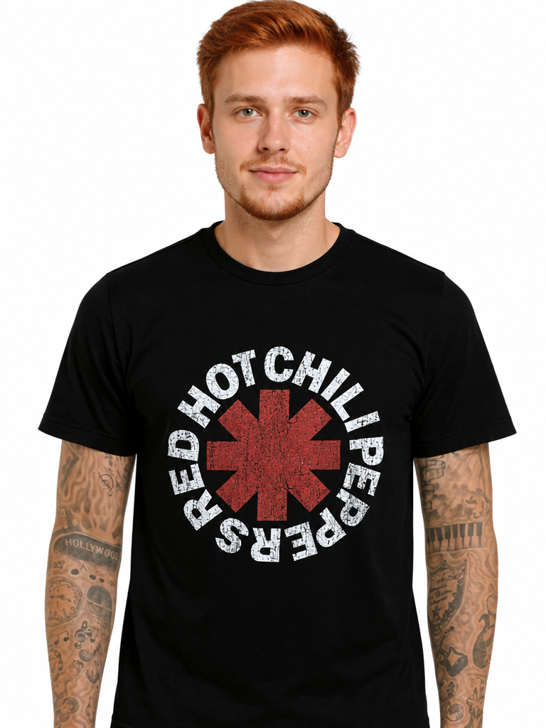 Red Hot Chili Peppers Distressed Asterisk T-Shirt