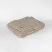 Greige Waffle Extended Throw