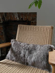 Rectangular Shorn Taupe Icelandic Sheepskin Pillow Cover