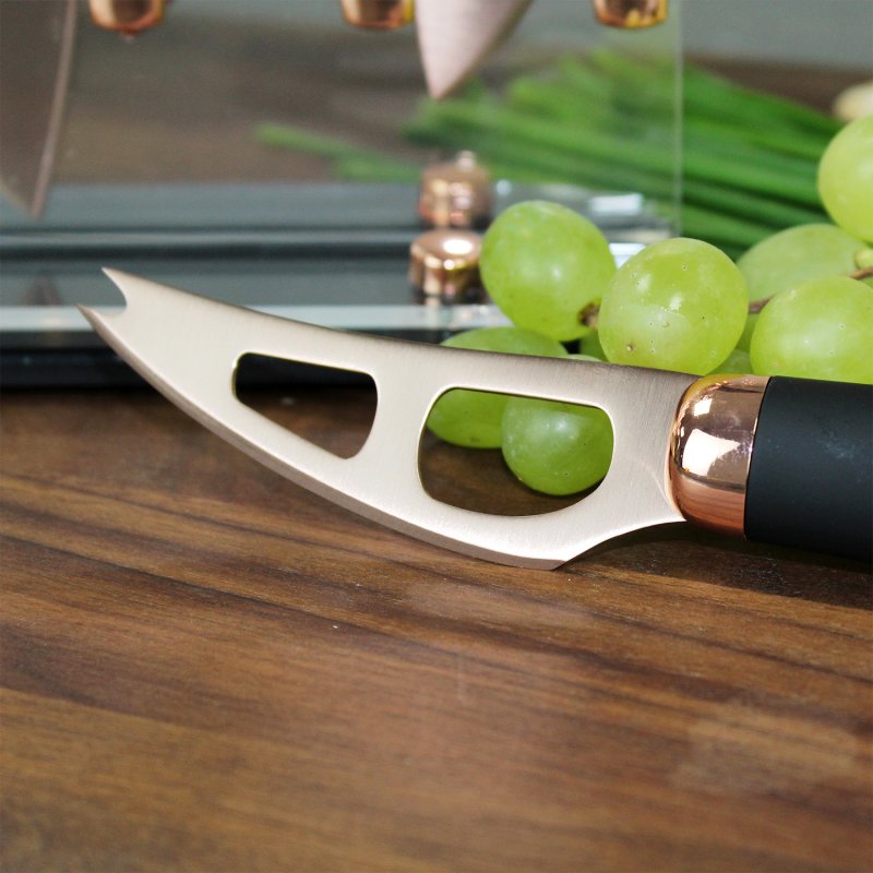 Taylor's Eye Witness - 4Pc Brooklyn Rose Gold Cheese Knife Set