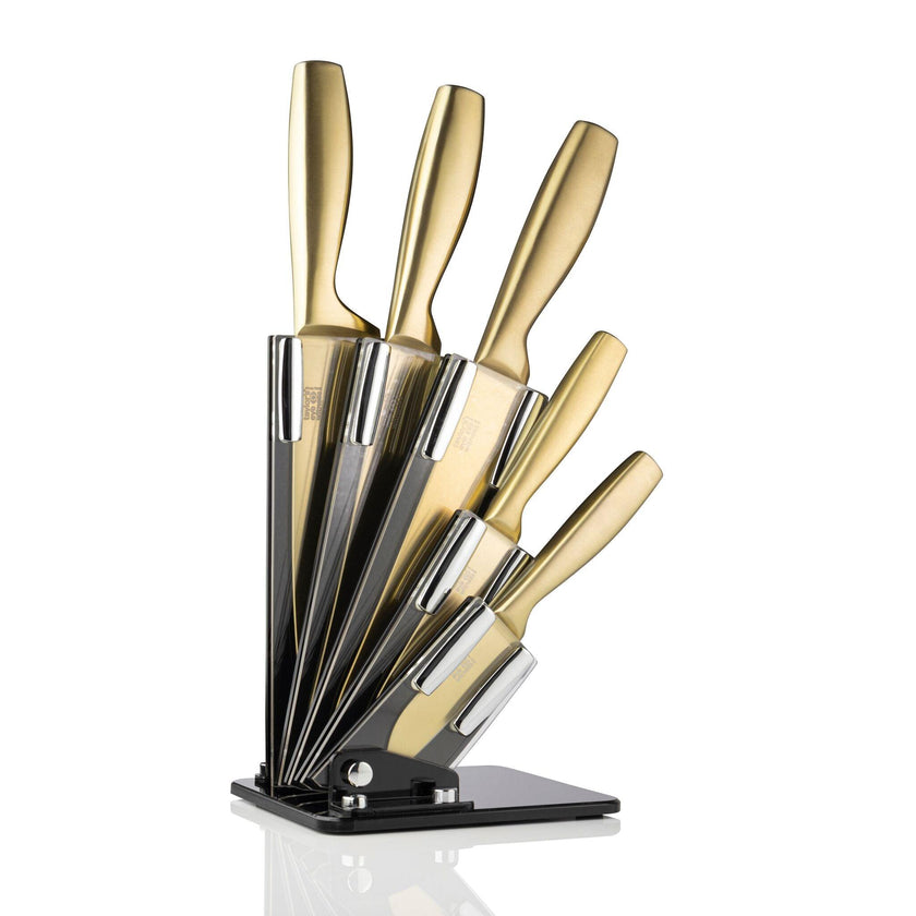 Taylor's Eye Witness - 5 Pc Satin Gold Fan Block Set