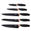 Taylor's Eye Witness - 5Pc Brooklyn Copper Fan Shaped Knife Block Set