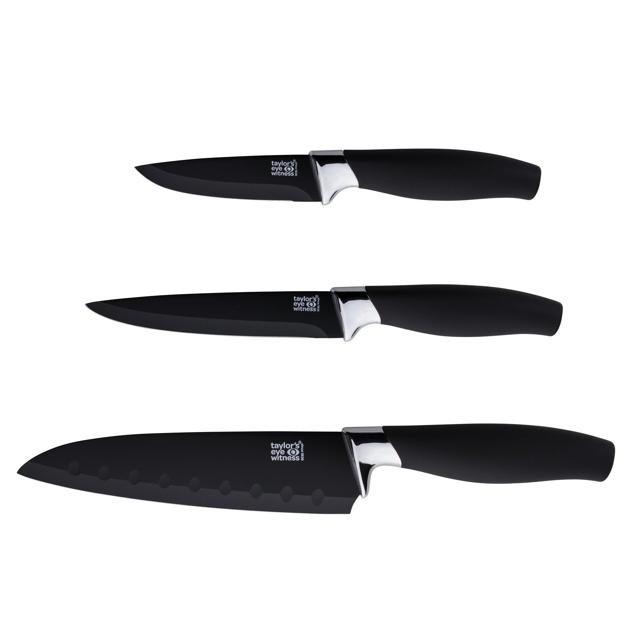 Taylor's Eye Witness - Brooklyn Chrome 3 Pc Knife Set