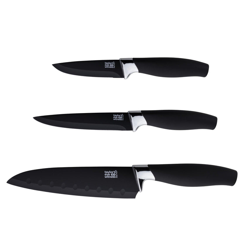 Taylor's Eye Witness - Brooklyn Chrome 3 Pc Knife Set
