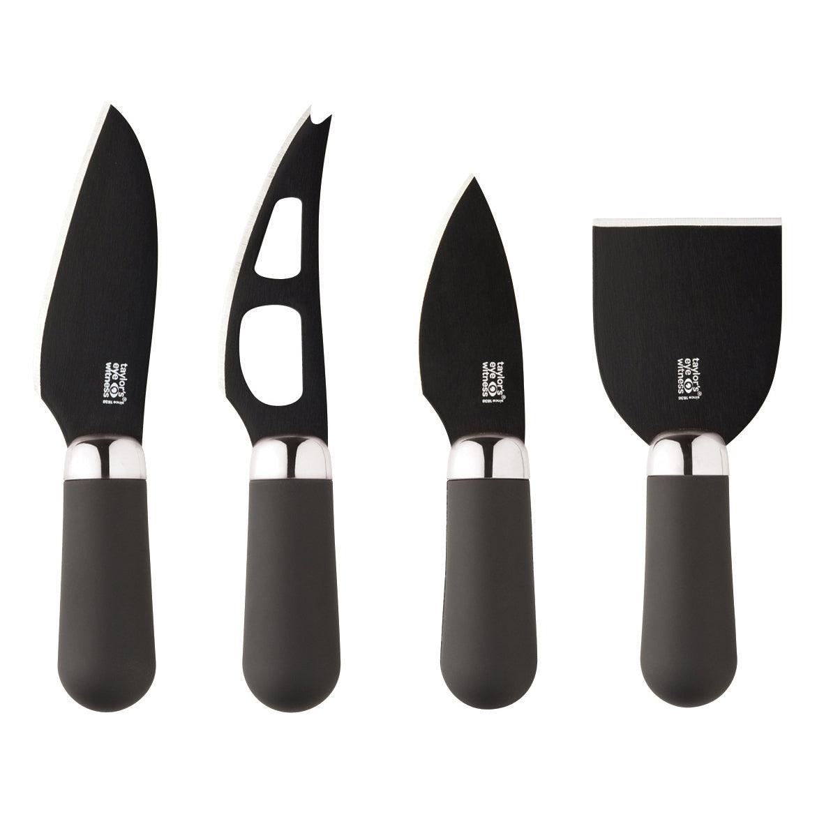 Taylor's Eye Witness - Brooklyn Chrome 4 Pc Cheese Knife Set