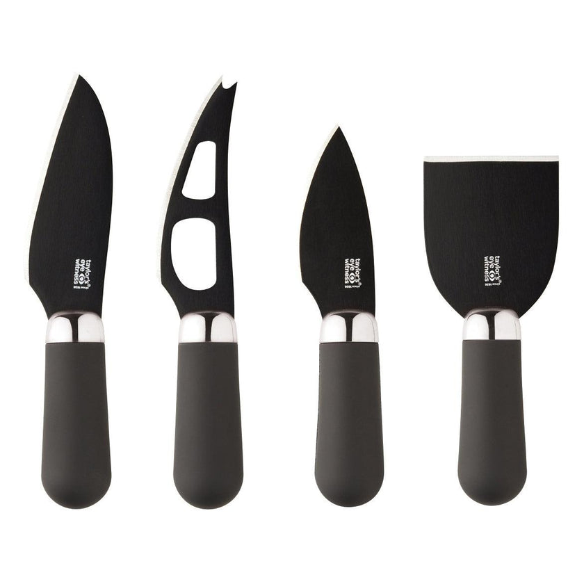 Taylor's Eye Witness - Brooklyn Chrome 4 Pc Cheese Knife Set