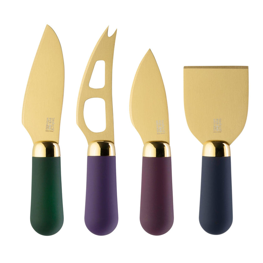 Taylor's Eye Witness - Cheese Knife (Set of 4) Deco & Gold Brooklyn