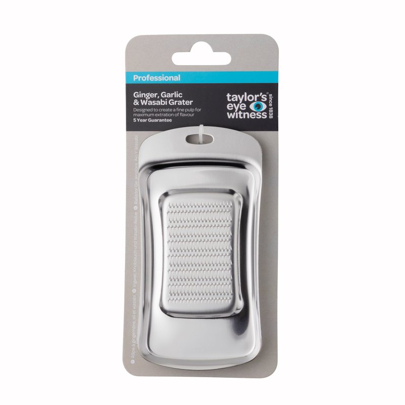 Taylor's Eye Witness - Ginger, Wasabi, Garlic Grater Stainless Steel