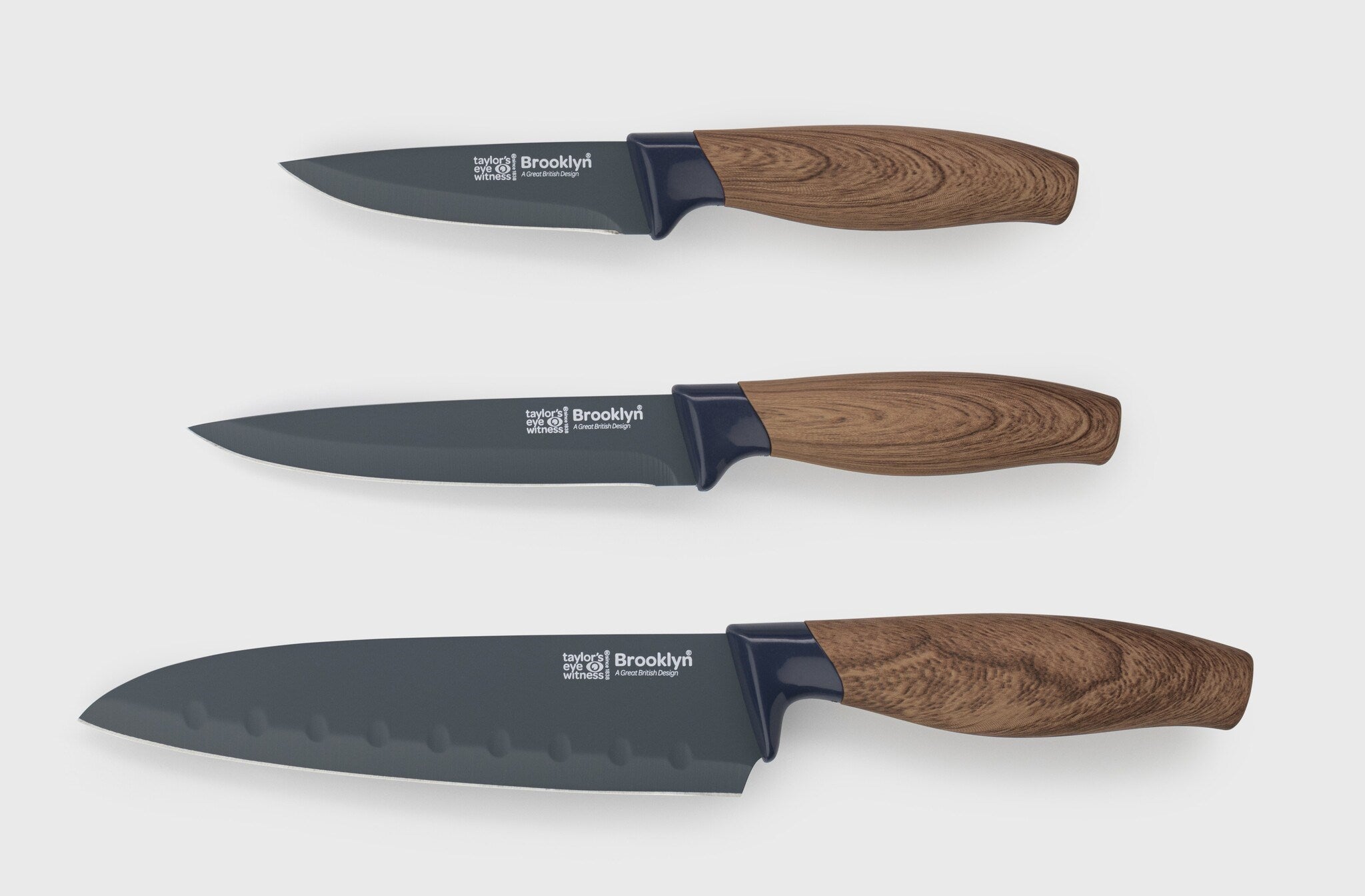 Taylor's Eye Witness - Kitchen Knife Set/3 Brooklyn Walnut
