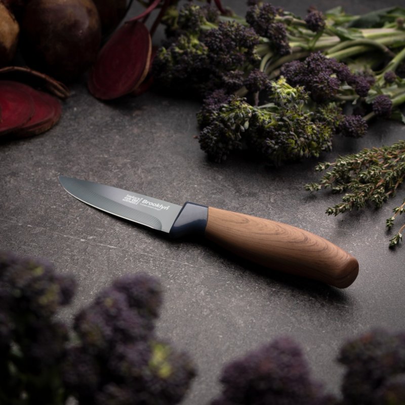 Taylor's Eye Witness - Kitchen Knife Set/5 Brooklyn Walnut