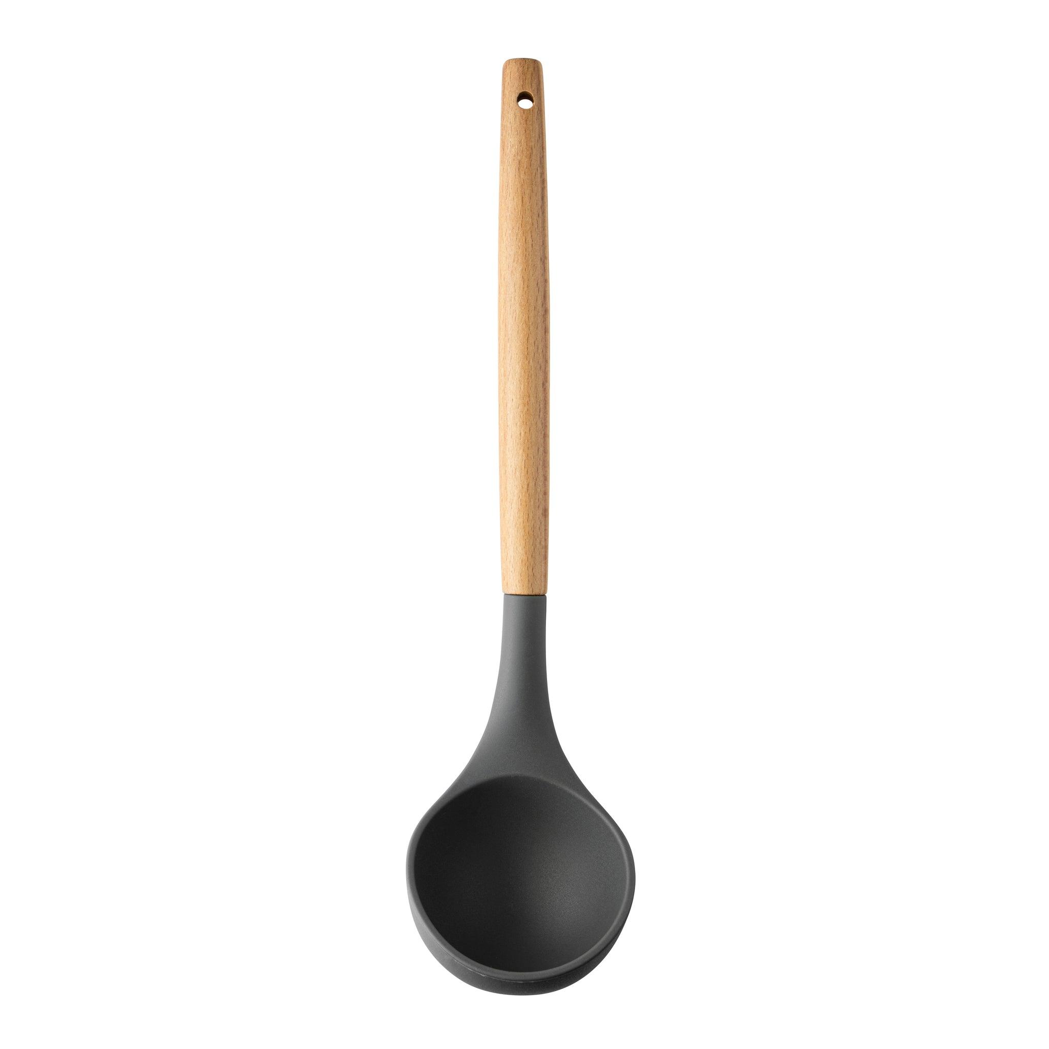 Ladelle en silicone Taylor's Eye Witness avec manche en bois de hêtre, 32 cm/12,5 pouces