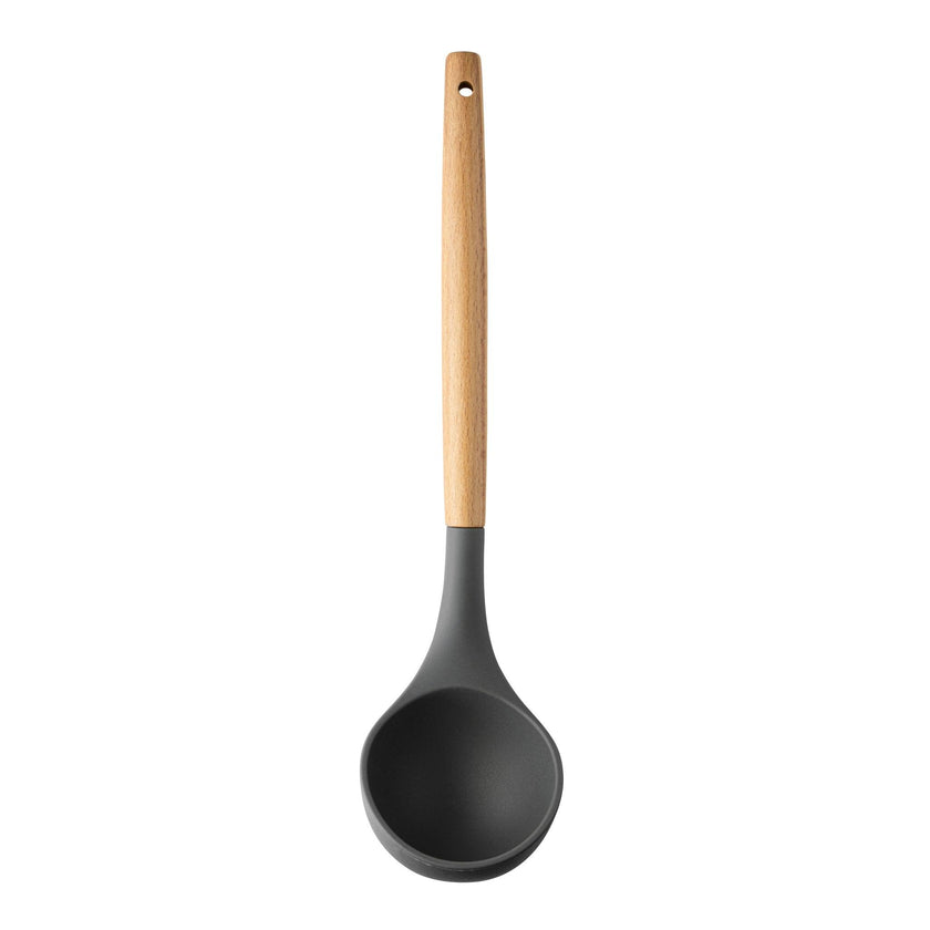 Ladelle en silicone Taylor's Eye Witness avec manche en bois de hêtre, 32 cm/12,5 pouces