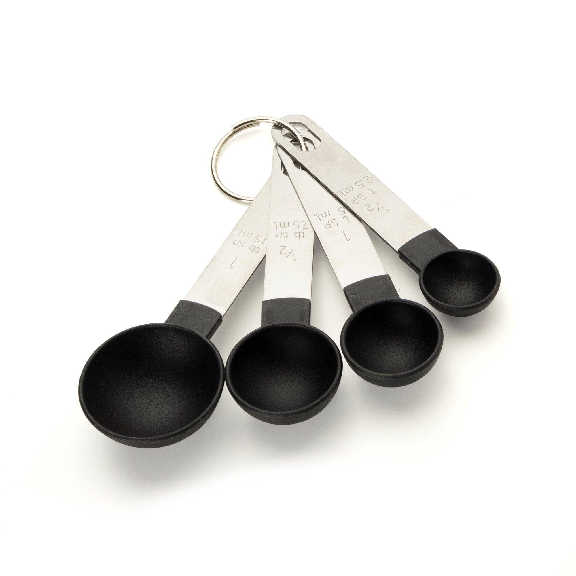 Taylor's Eye Witness - Measuring Spoons - Set 4.1/2 Tsp/2.5 Ml, 1 Tsp/5 Ml, 1/2 Tbsp/7.5Ml & 1 Tbsp/15Ml