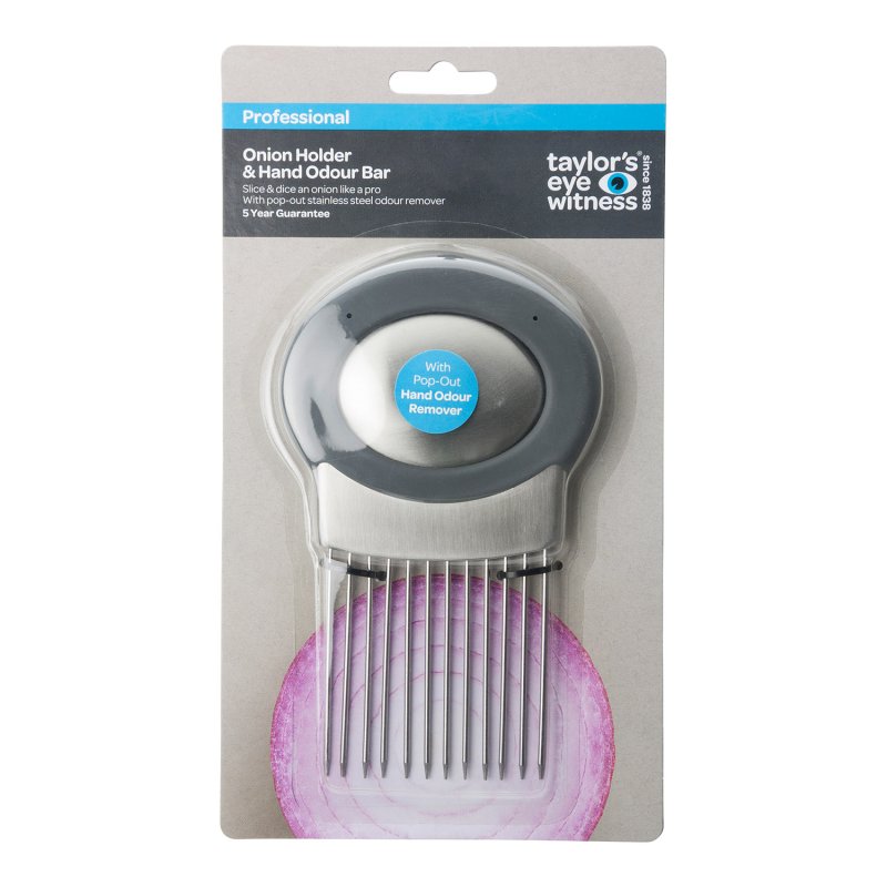 Taylor's Eye Witness - Onion/ Vegetable Holder With Hand Odour Bar