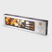 Taylor's Eye Witness - Slate Charcuterie Brd Gold Handles & (Set of 4) Cheese Knives