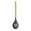 Cuillère à fentes en silicone Taylor's Eye Witness avec manche en bois de hêtre, 32 cm/12,5